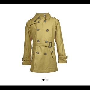 NWT Double Breasted Trench Coat with Epaulettes